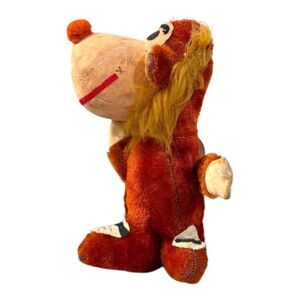 Vtg 1970 Hanna-Barbera Drooper Plush Toy By I.S. Sutton 10" Orange Yellow Japan